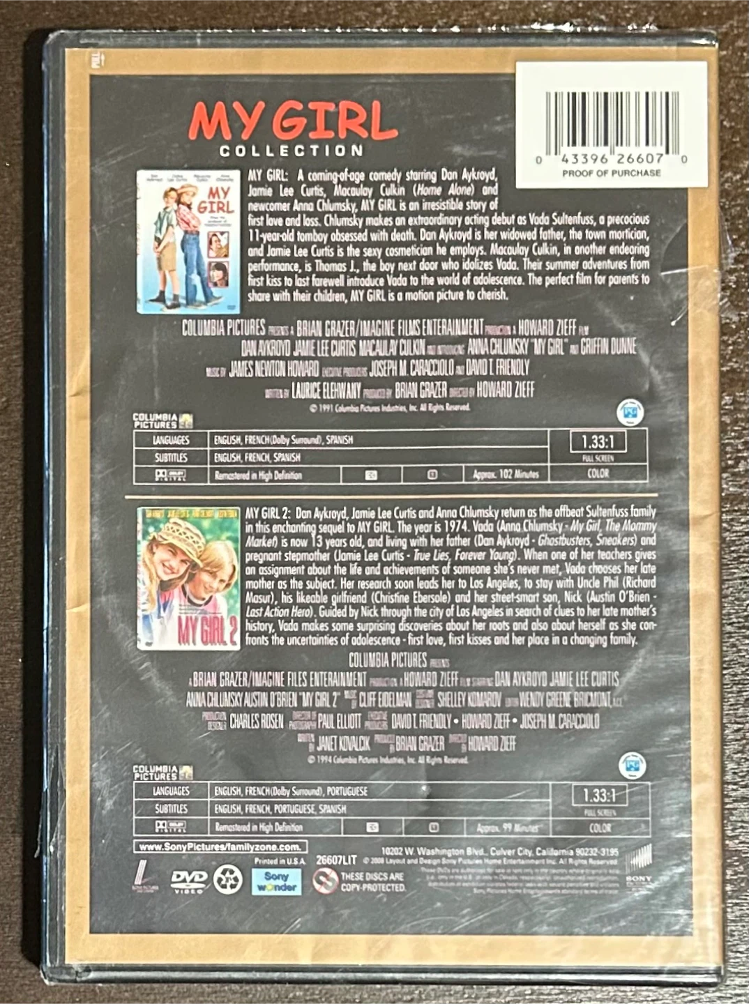 Still Sealed!  'My Girl Collection' DVD #Cleanout - photo 2