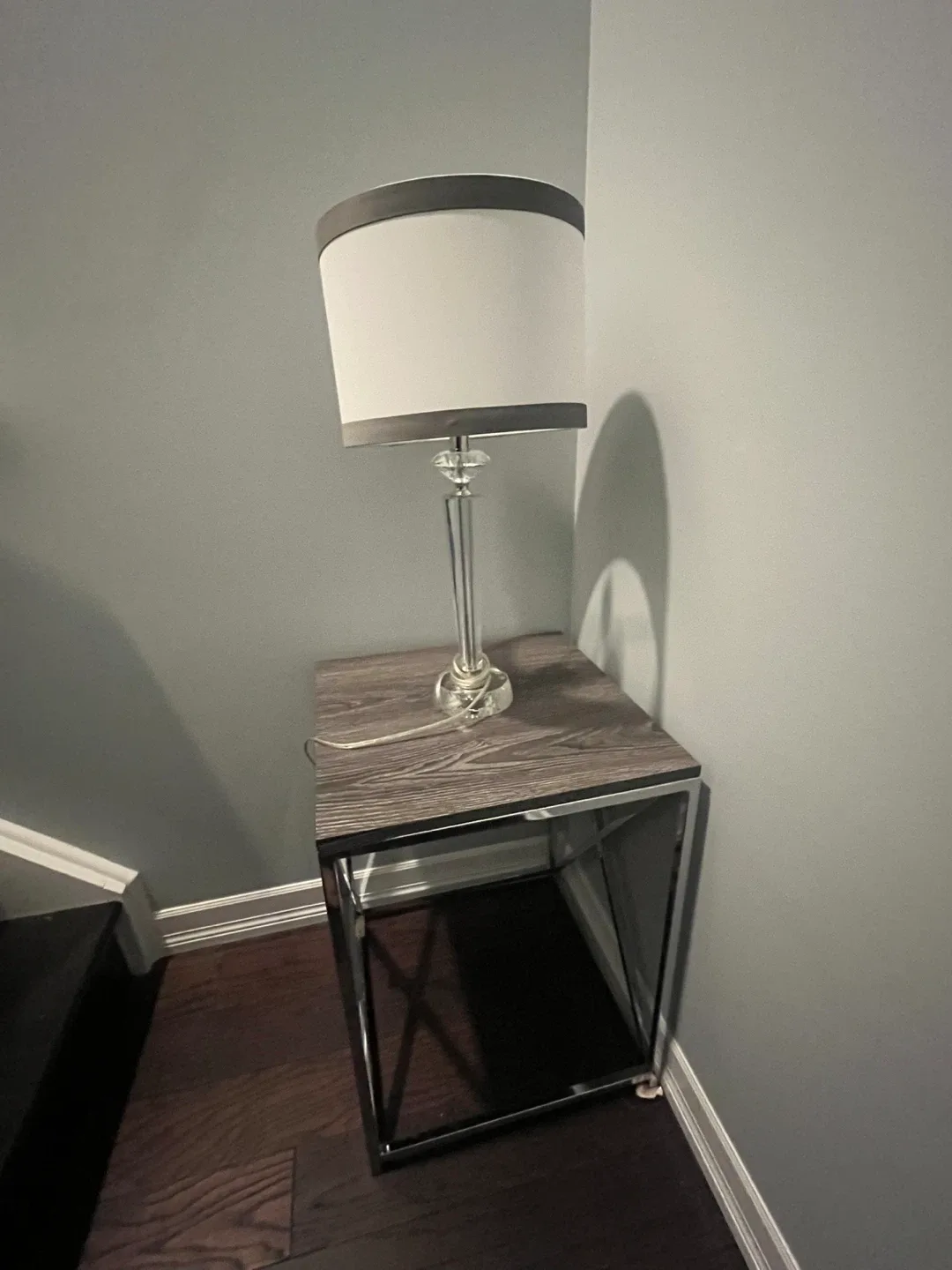 End Table with Lamp
