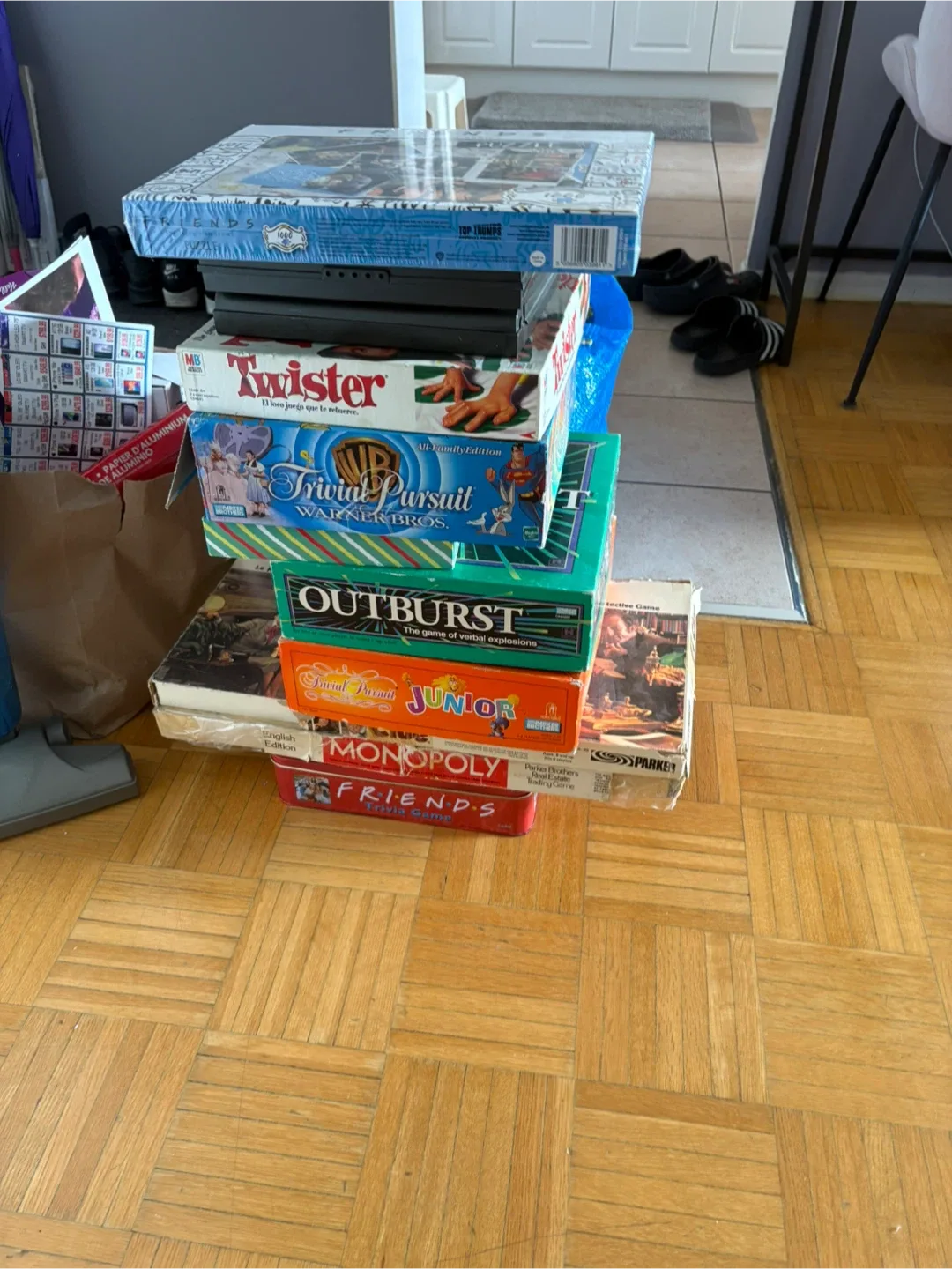 Board Games: Trivial Pursuit, Twister, Outburst, More!