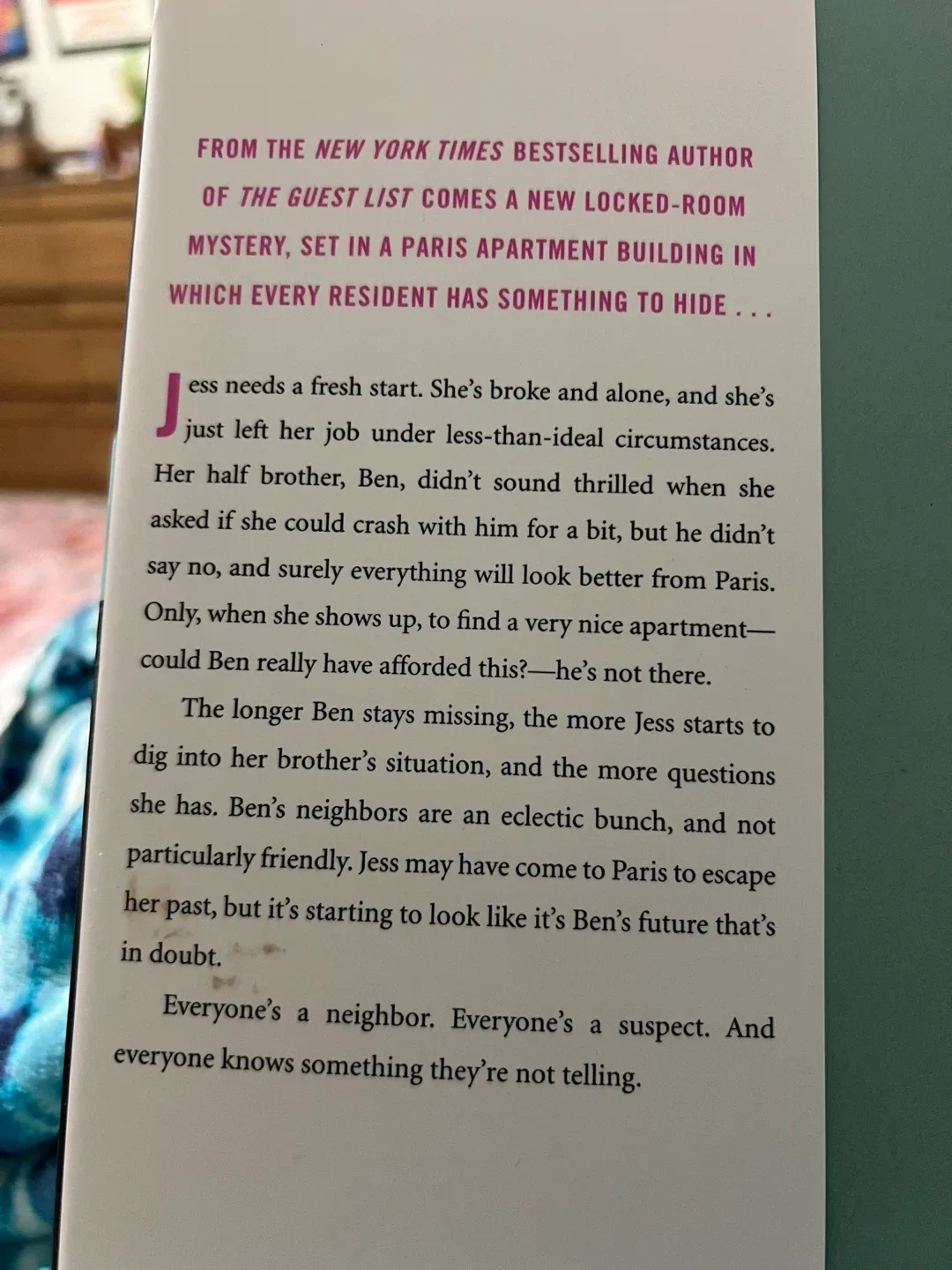 "The Paris Apartment" by Lucy Foley #cleanout image indicator(3)