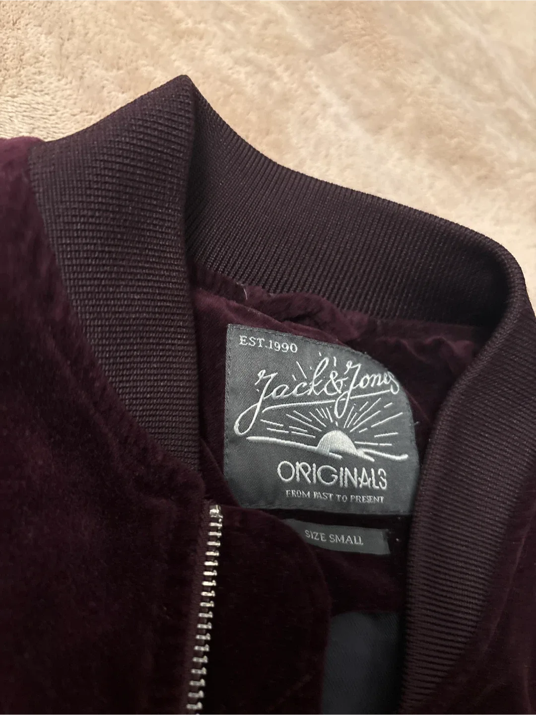 Jack & Jones Originals Velvet Bomber Jacket - Small image indicator(2)