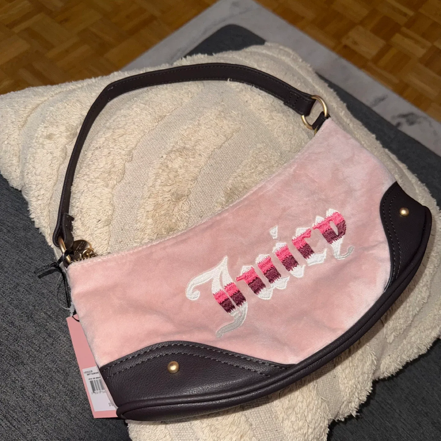 Juicy Couture Pink Velour Mini Bag image indicator(2)