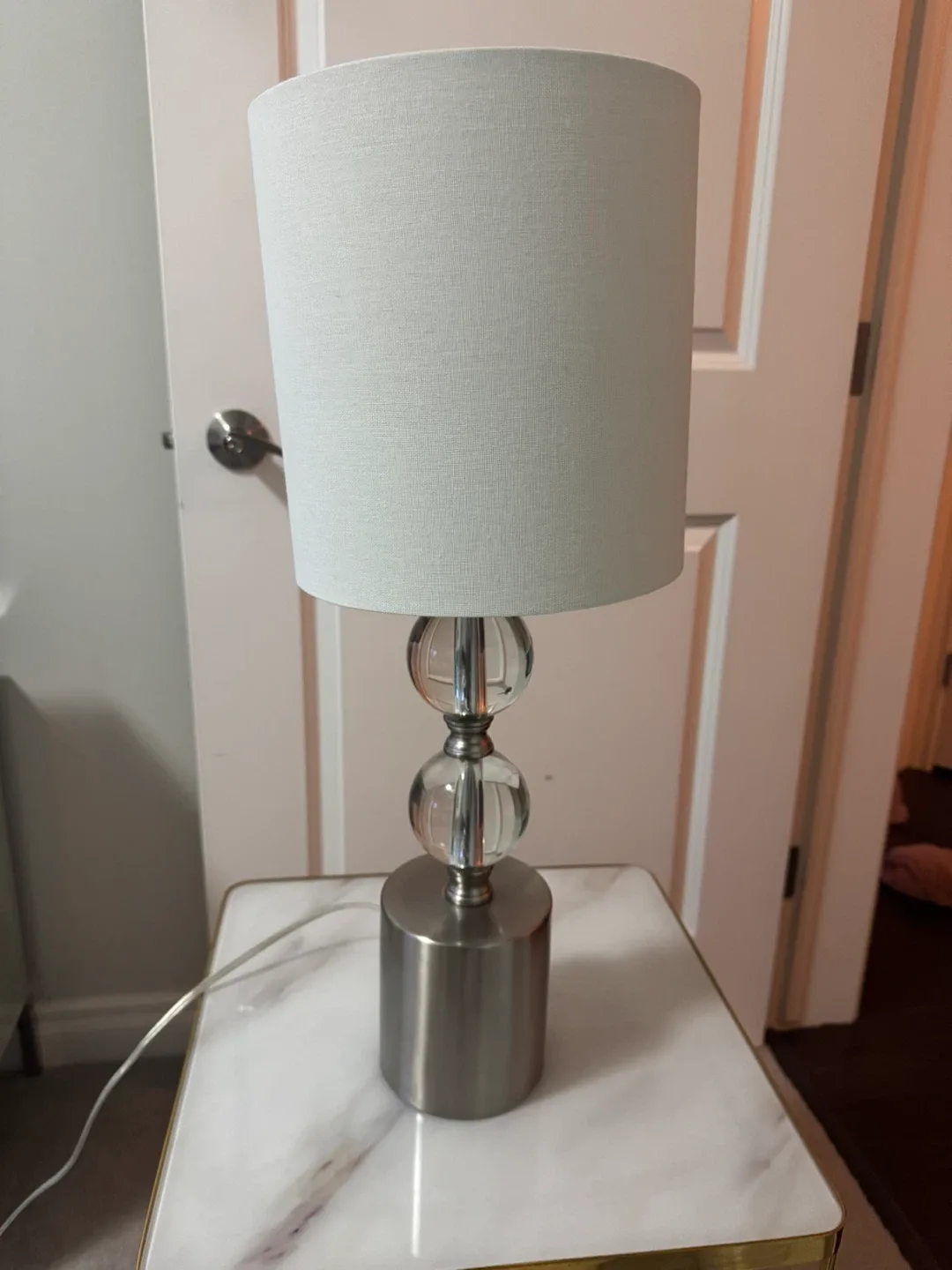 Table Lamp with Glass Balls