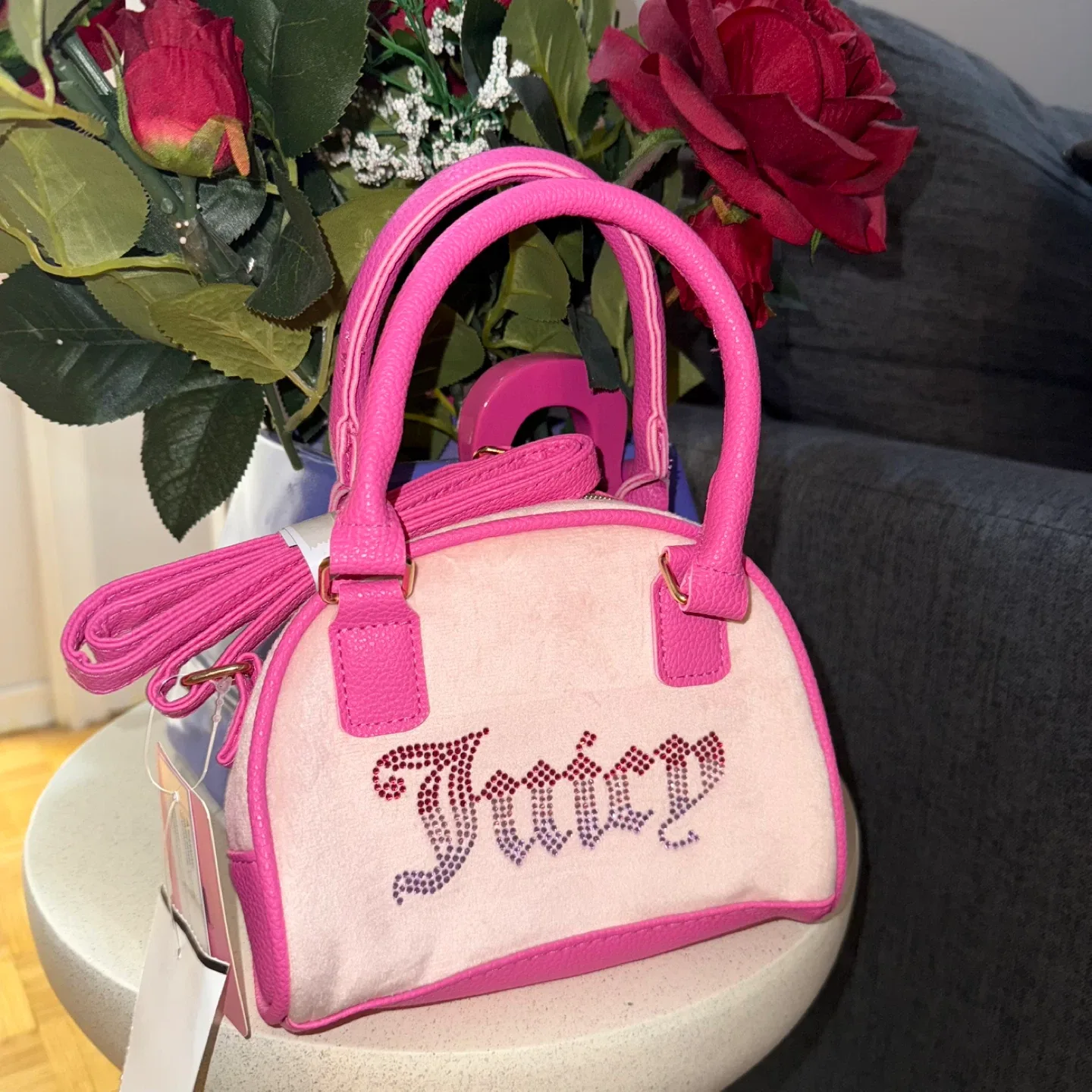 Juicy Couture Pink Mini Barrel Bag