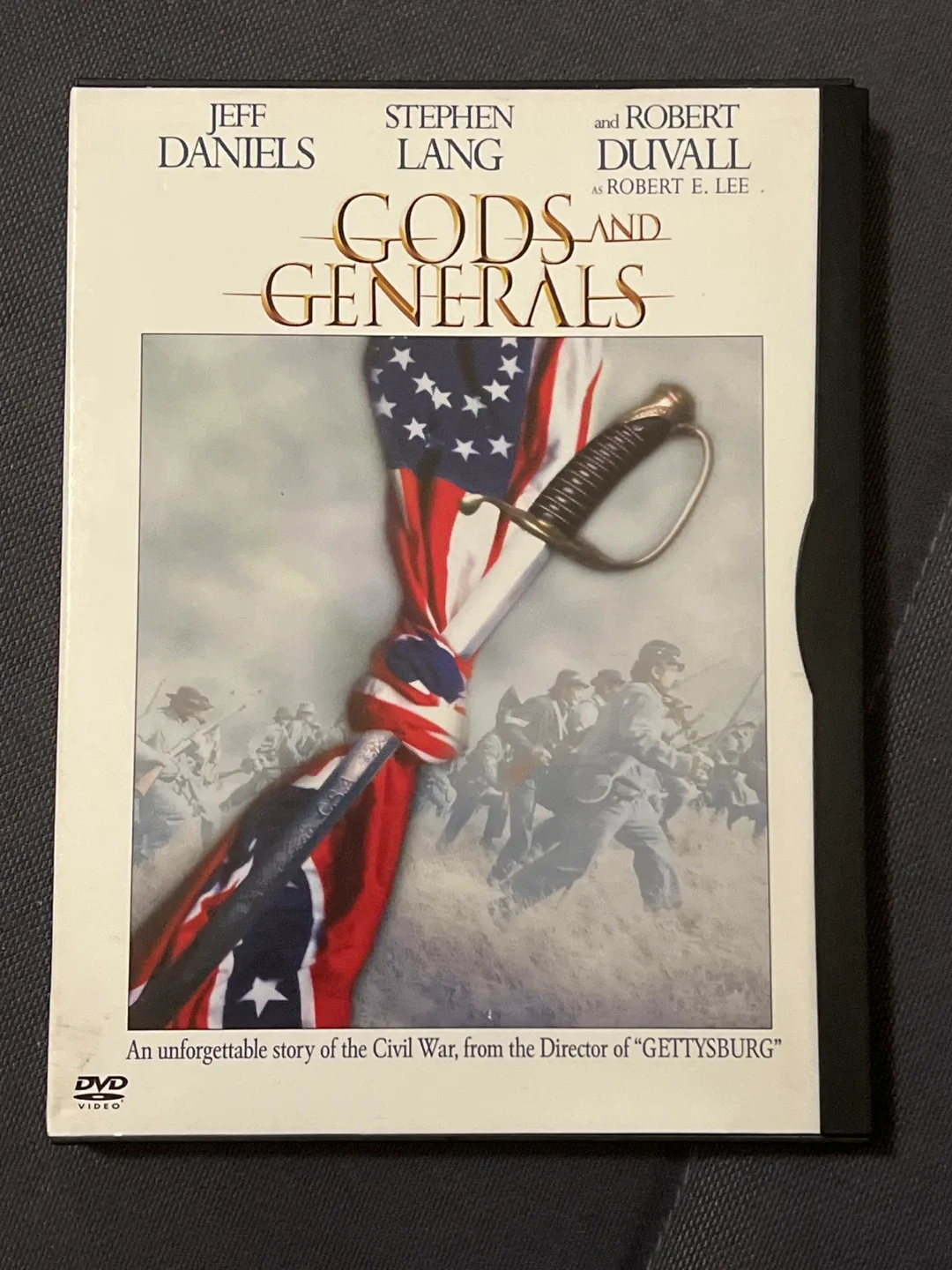 Gods and Generals DVD - Civil War Epic