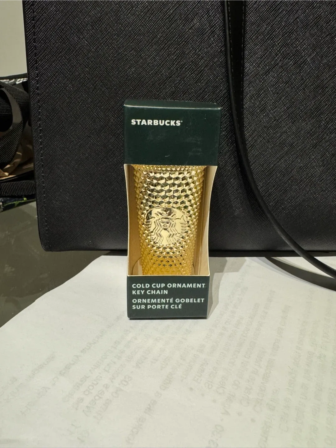 New Starbucks Cold Cup Ornament Key Chain