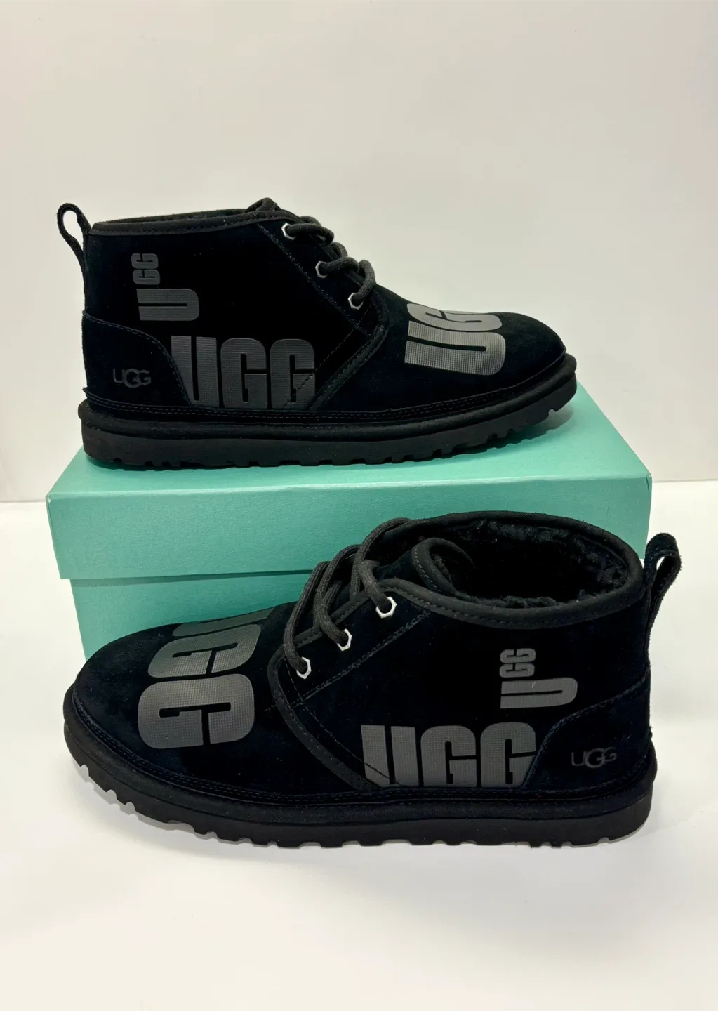 UGG Boots size 10 UGG Neumel Scatter Graphic boots in black