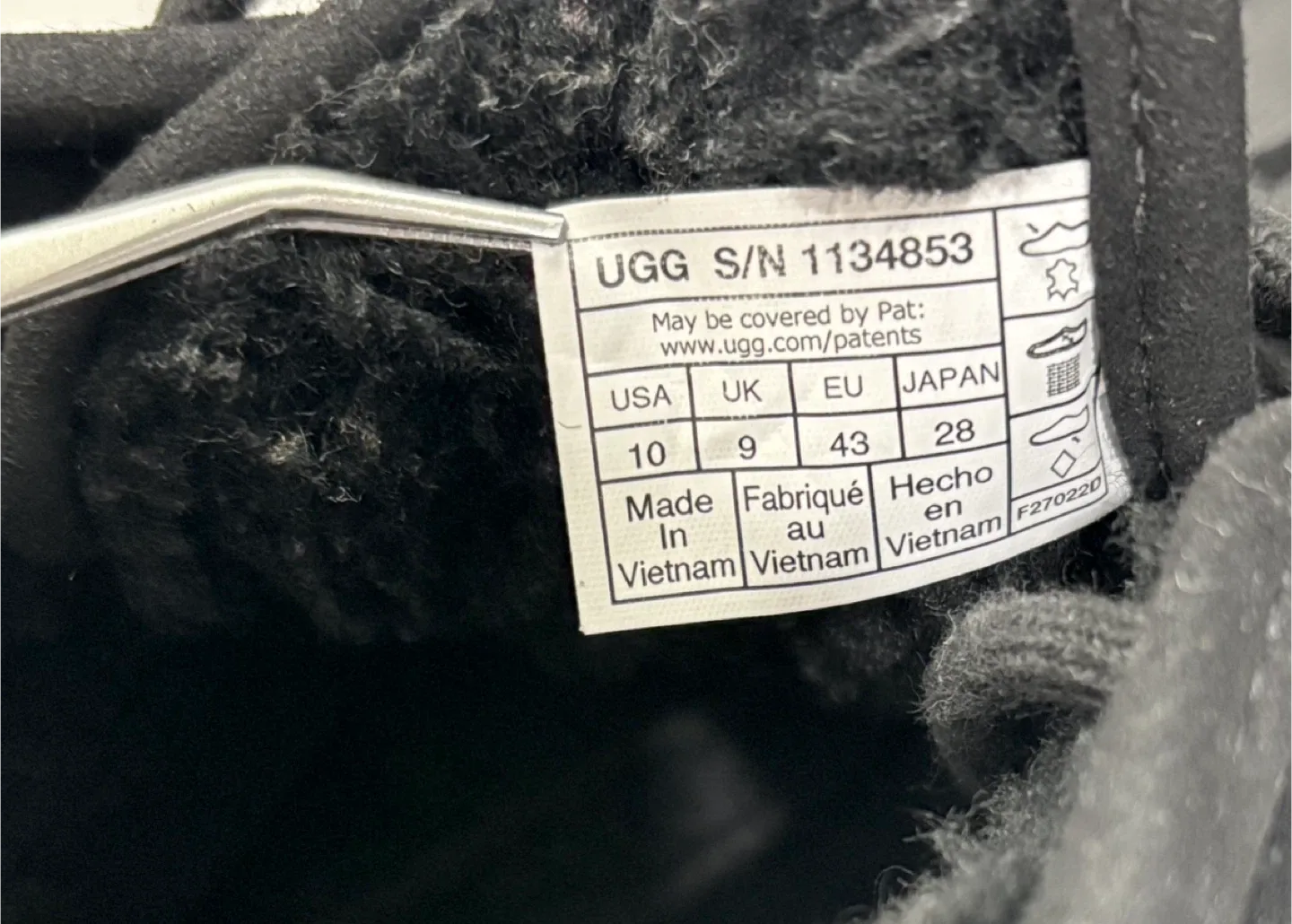 UGG Boots size 10 UGG Neumel Scatter Graphic boots in black image indicator(8)