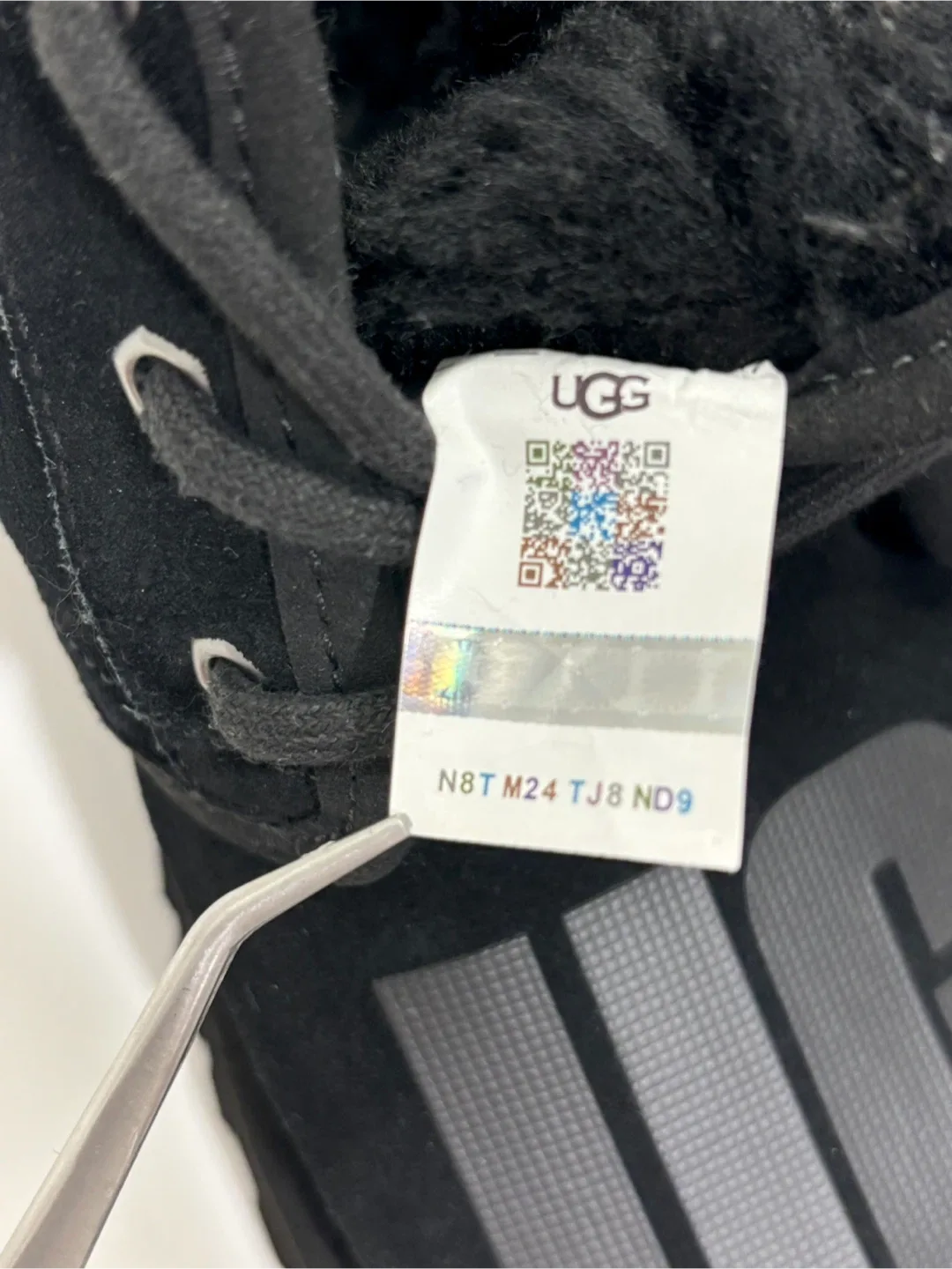 UGG Boots size 10 UGG Neumel Scatter Graphic boots in black image indicator(9)