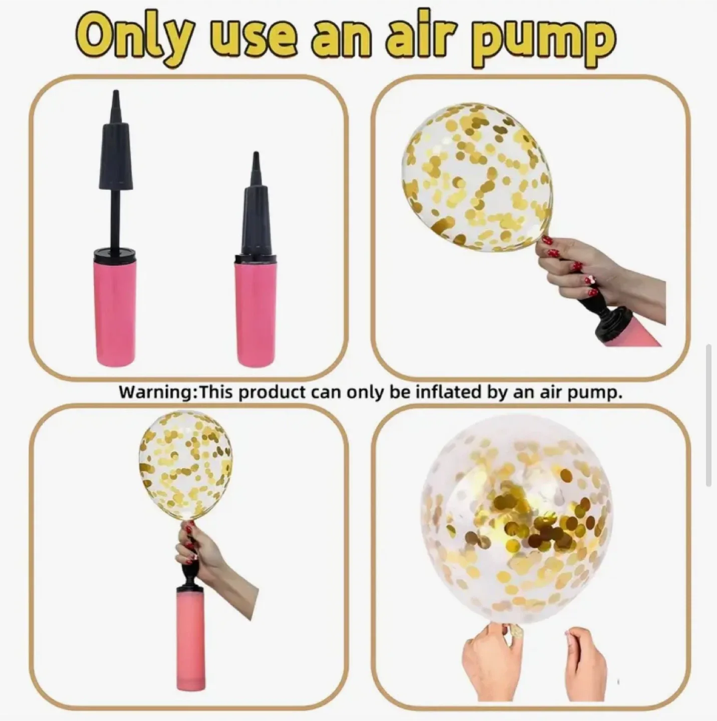 Balloons Set Gold, Rose Gold, White 🥳 image indicator(5)