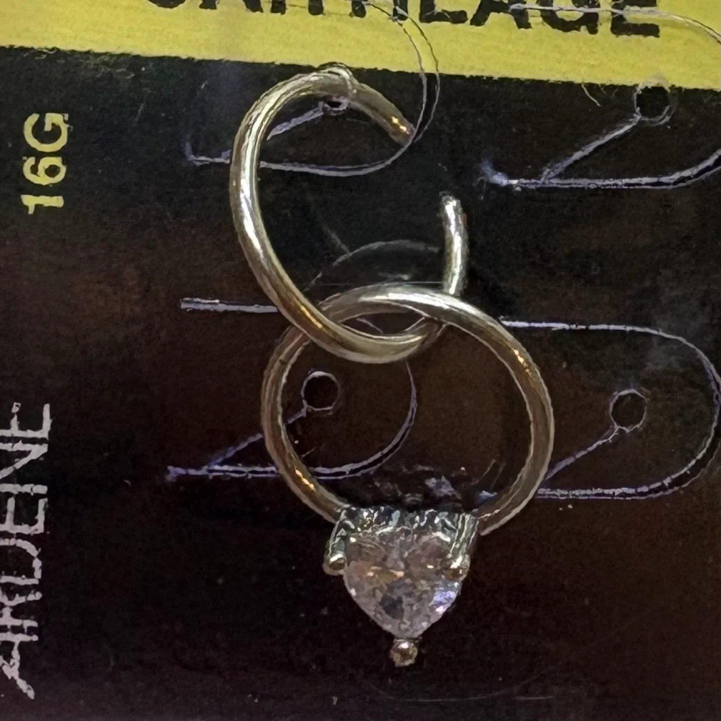 Ardene 14K Gold Plated Silver Cartilage Earring Set 16G Piercing image indicator(3)