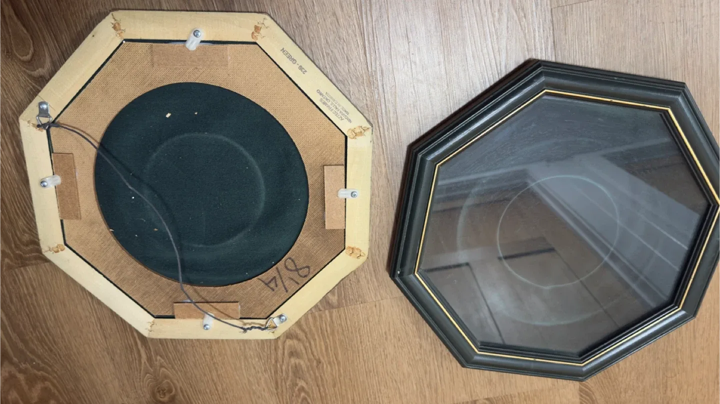 Plate Frames Octagon Green