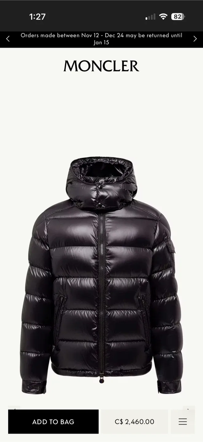 Moncler Maya Jacket - New (send me your offer - can negotiate)