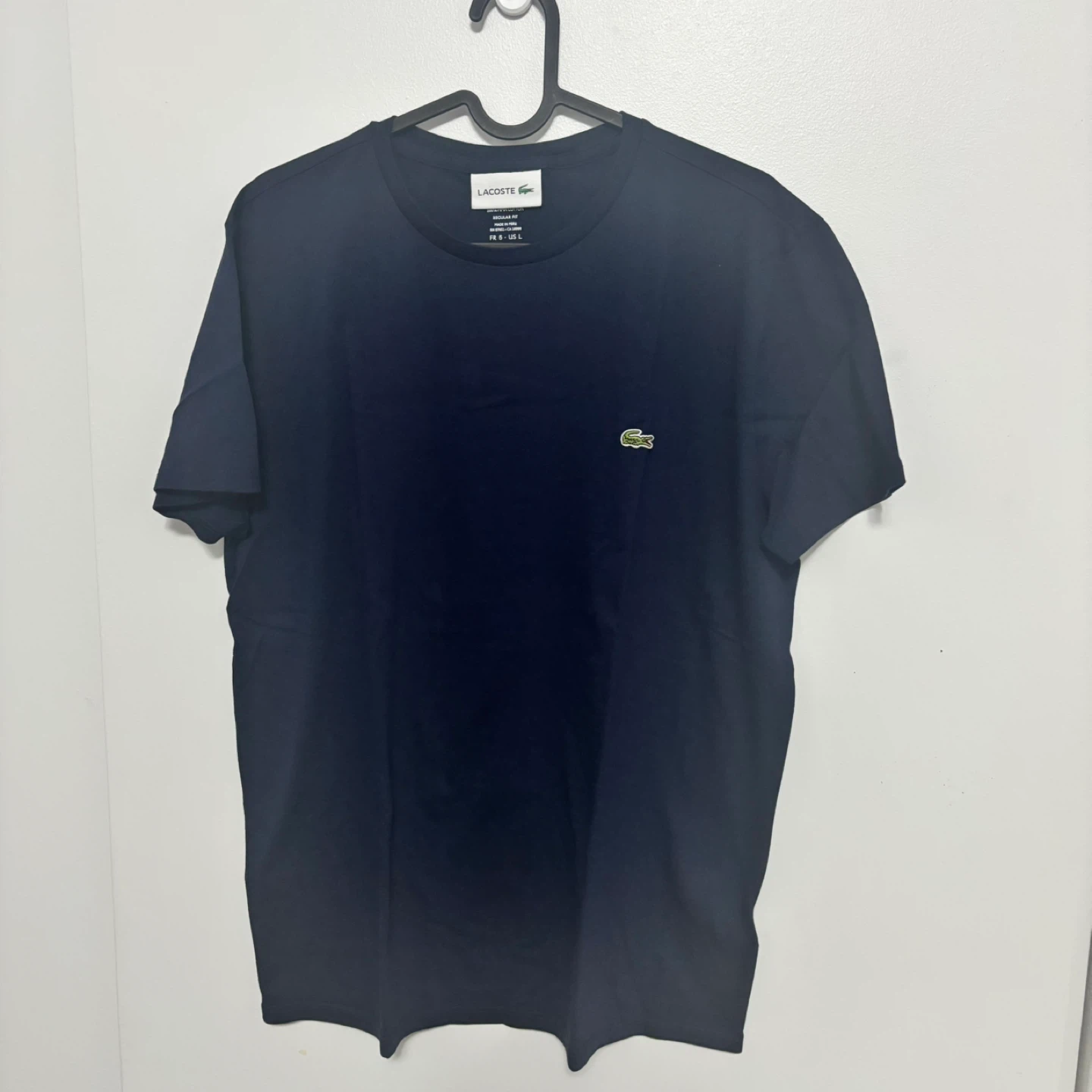 Lacoste Navy Blue T-Shirt - Size L