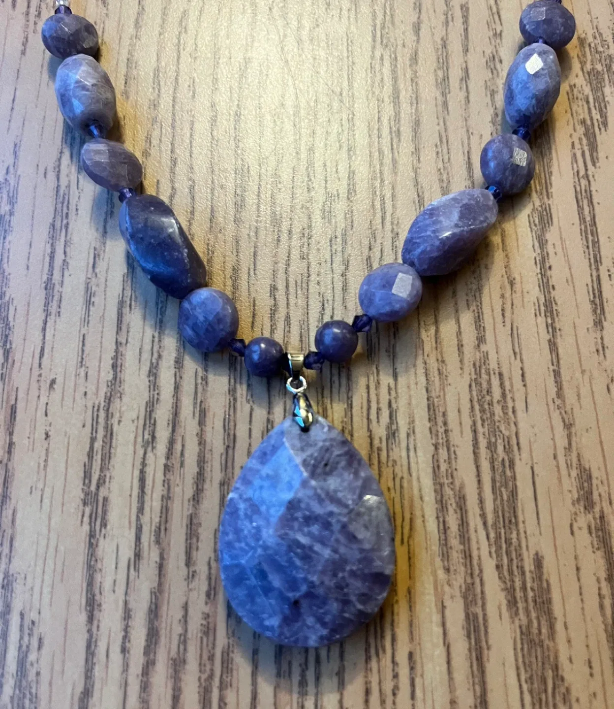 #Cleanout - Purple Stone Pendant Necklace image indicator(6)