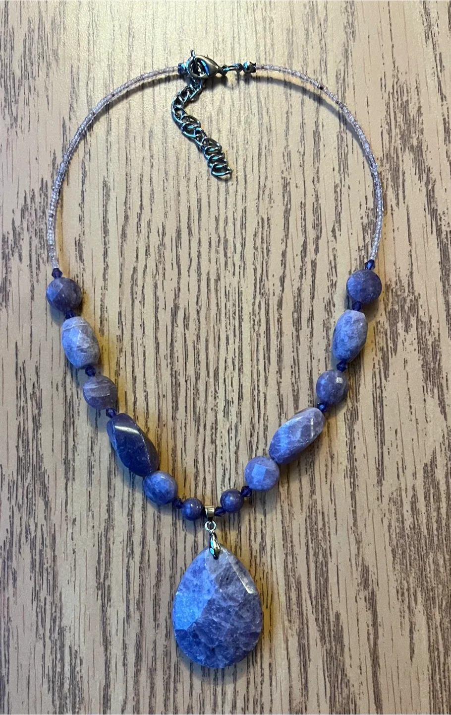 #Cleanout - Purple Stone Pendant Necklace image indicator(5)