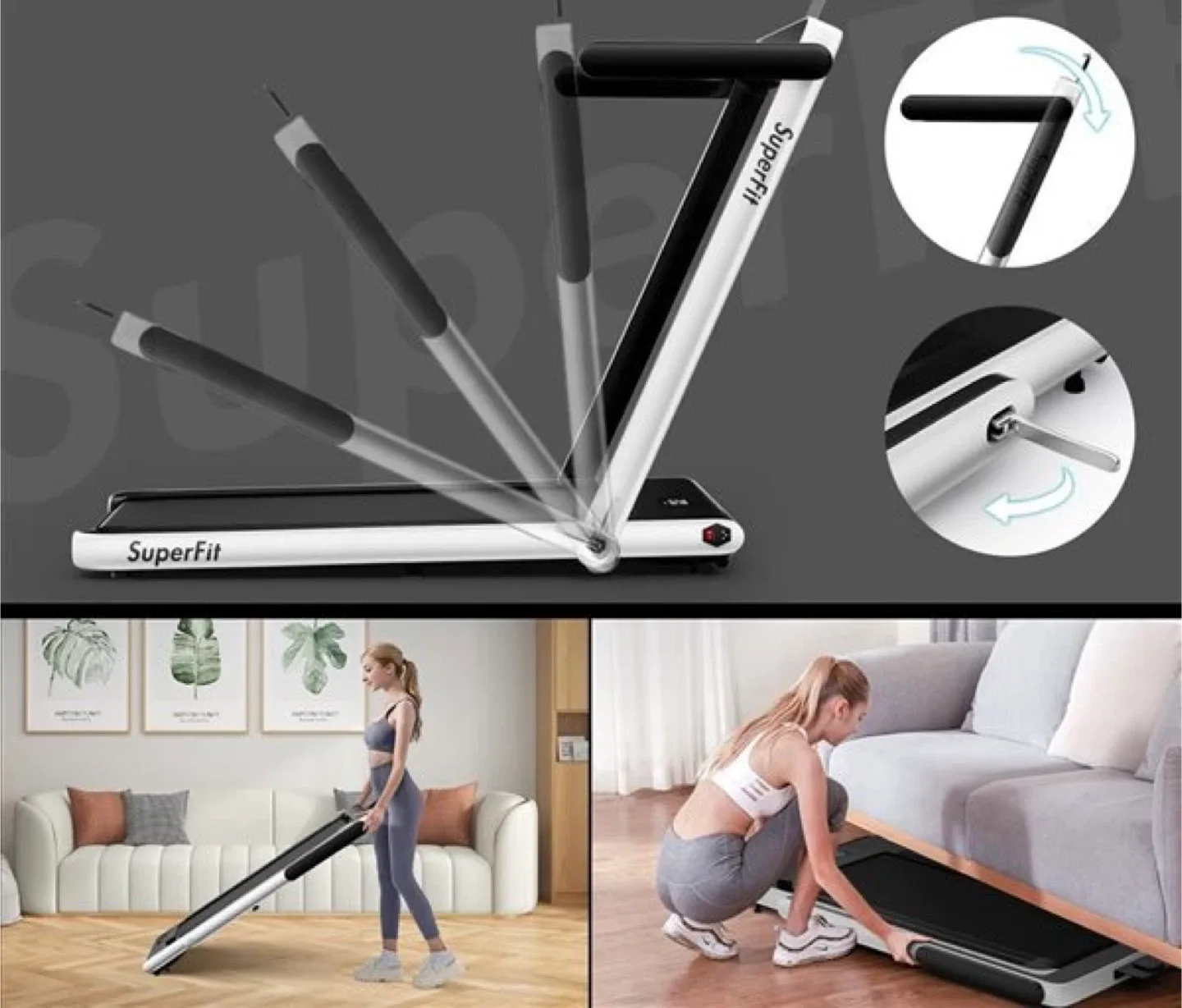 Superfit Folding Treadmill image indicator(4)