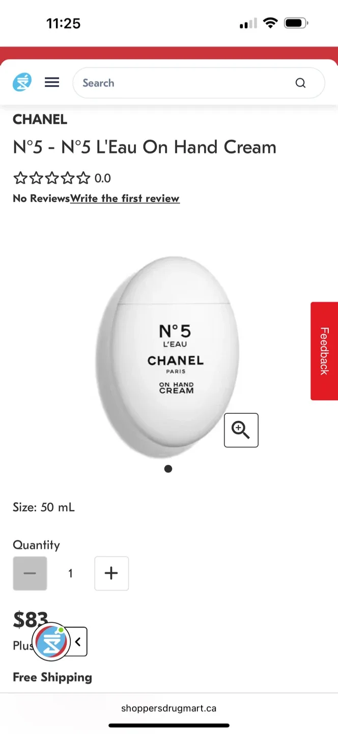 Chanel N°5 L'EAU On Hand Cream 50ml