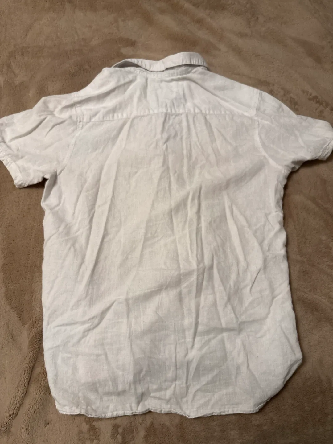 Tenth + Ocean White Linen Shirt - Size S image indicator(3)