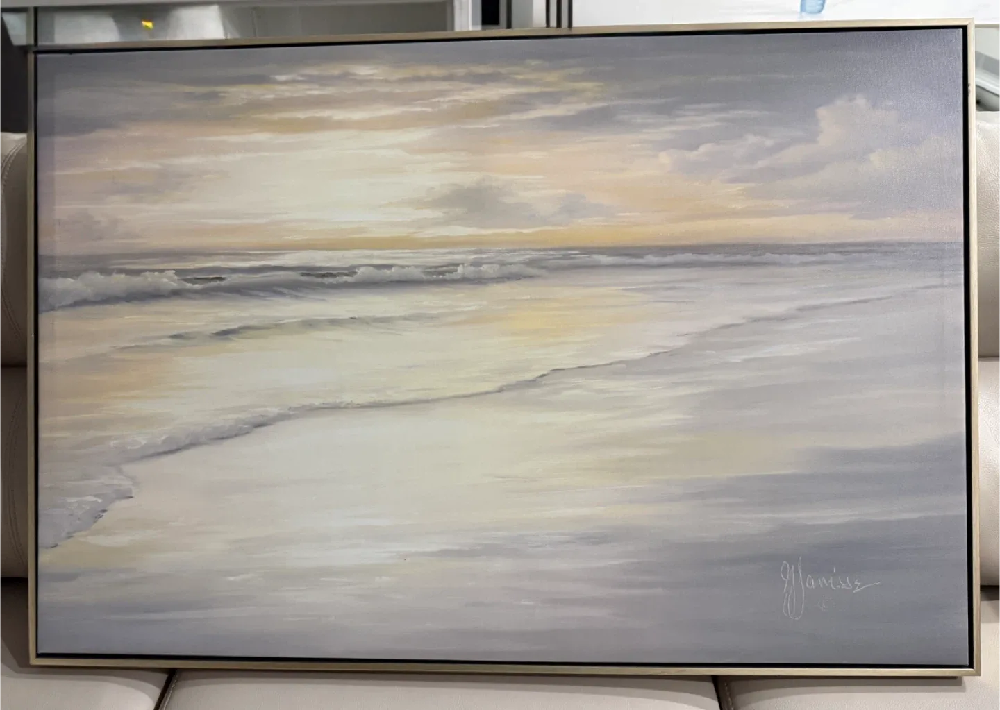 Seascape Painting Framed
