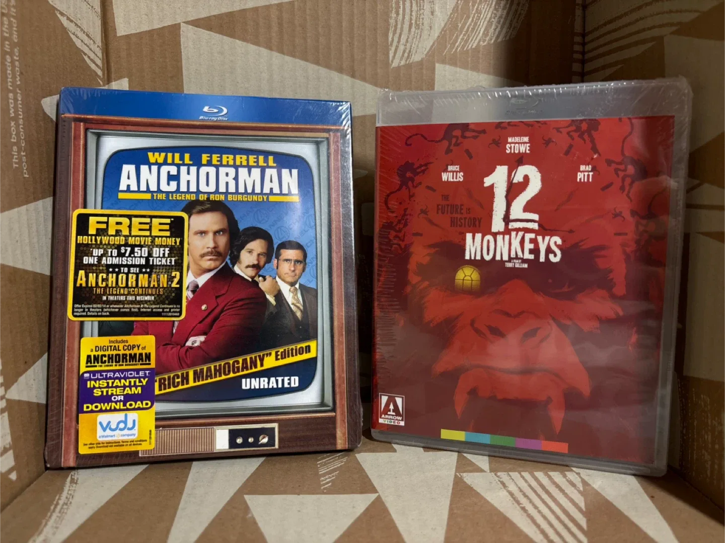 Special Edition BluRays - TMNT (25th), Anchorman & 12 Monkeys image indicator(2)