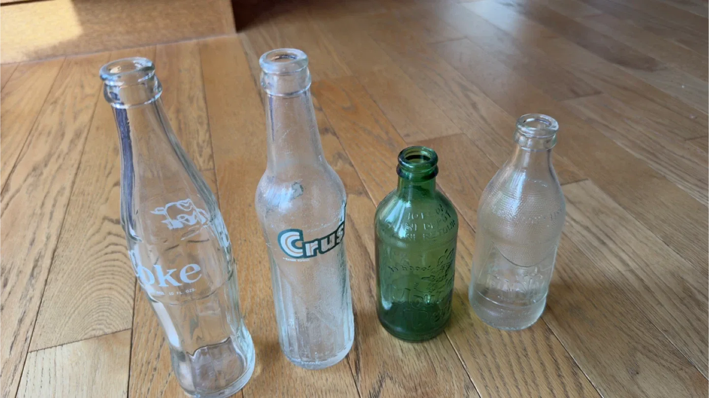 Vintage Coca-Cola, Crush & Other Glass Bottles image indicator(2)