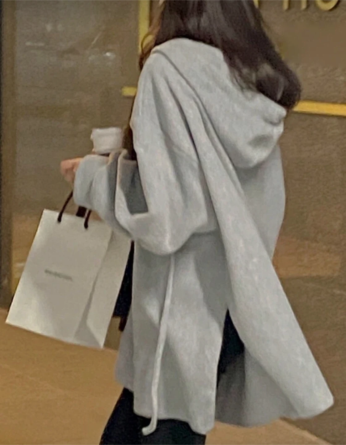 Oversized Grey Hoodie - photo 2