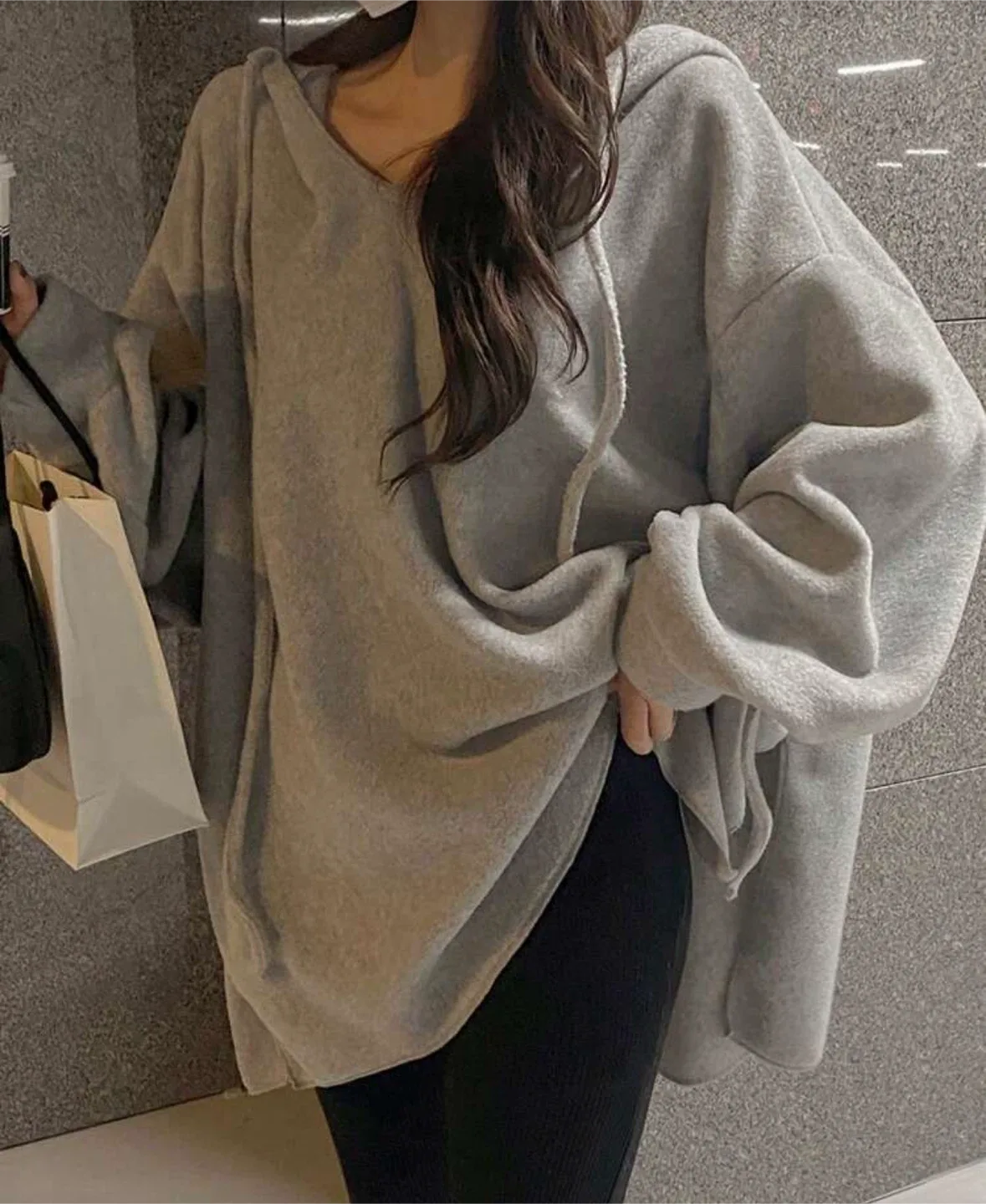 Oversized Grey Hoodie