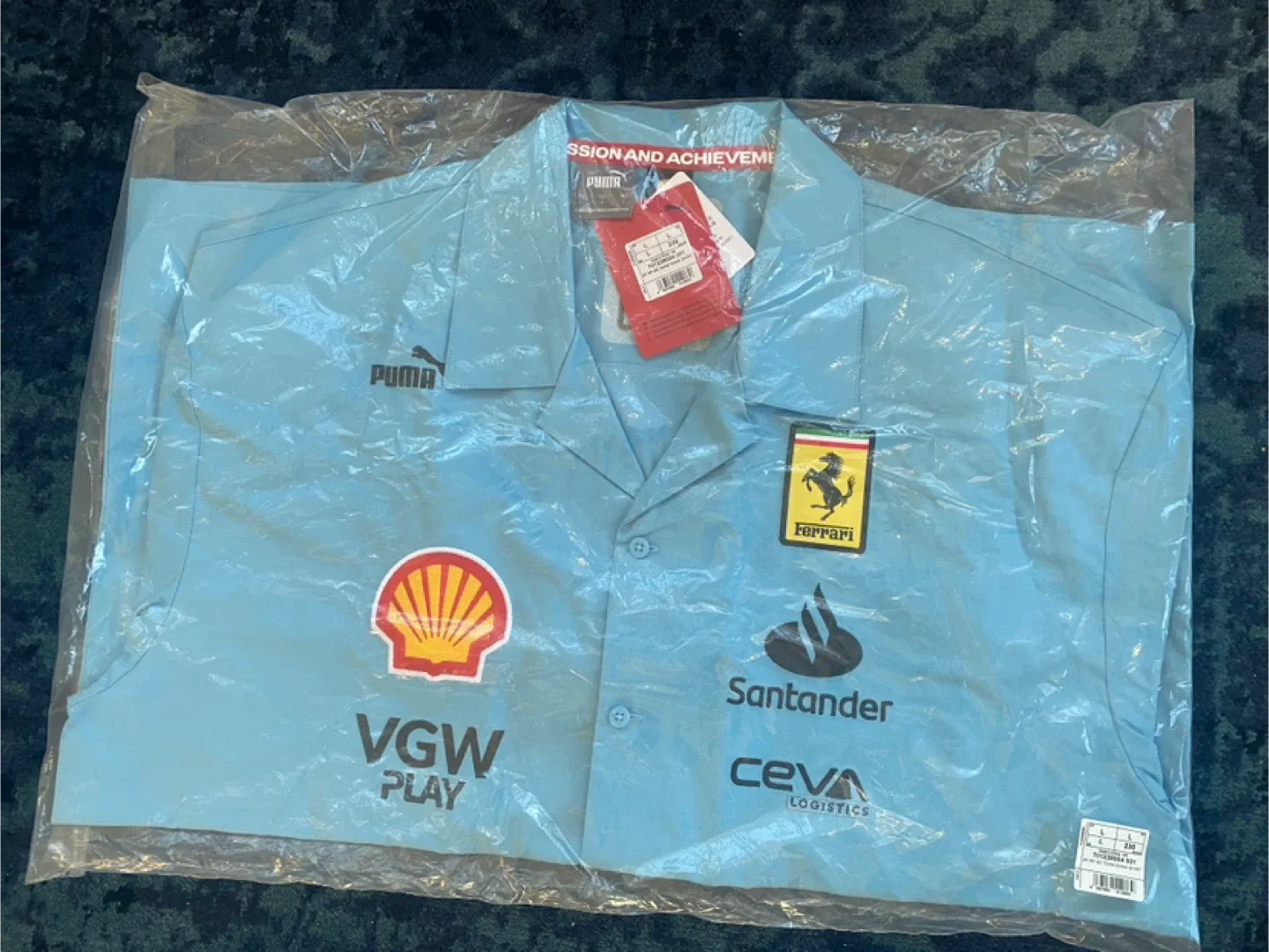 New Puma Ferrari SF RP Team Miami Shirt - L