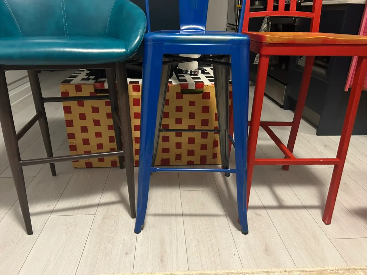 Set of Three Bar Stools