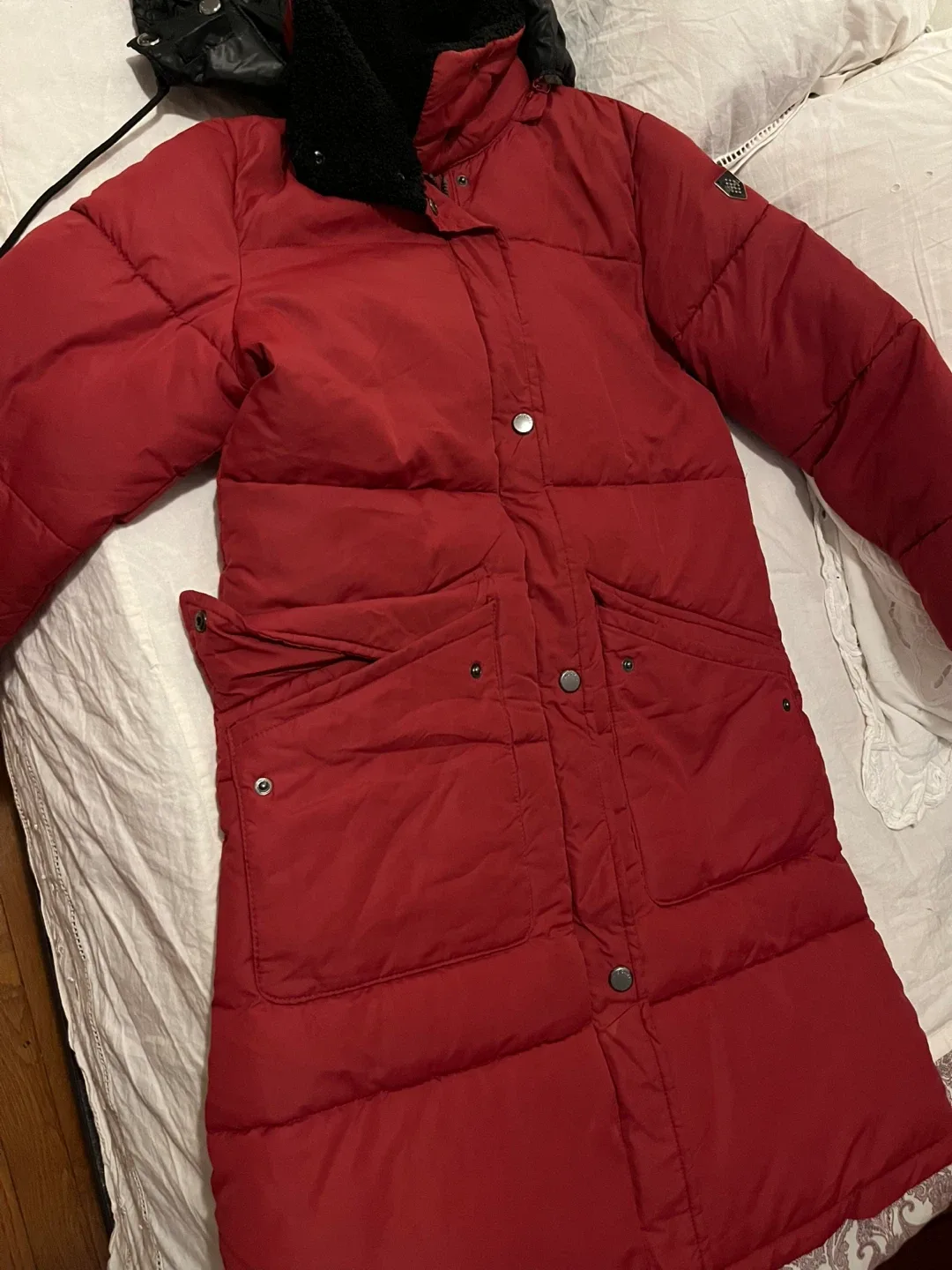 Big Chill Red Puffer Coat