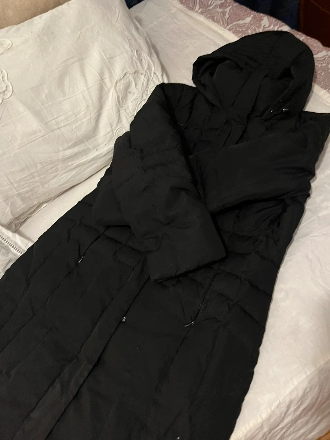 Calvin Klein Black Puffer Coat - Size M