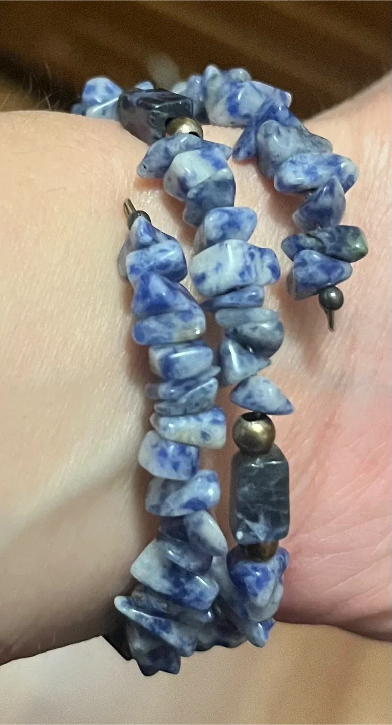 #Cleanout - Blue Stone Chip Bracelet image indicator(6)