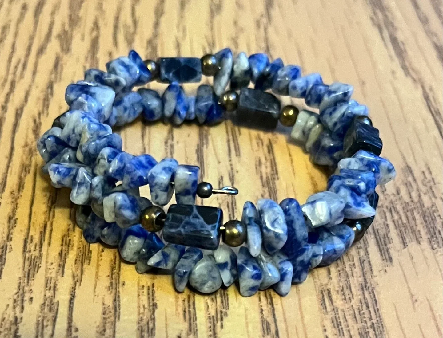 #Cleanout - Blue Stone Chip Bracelet image indicator(4)