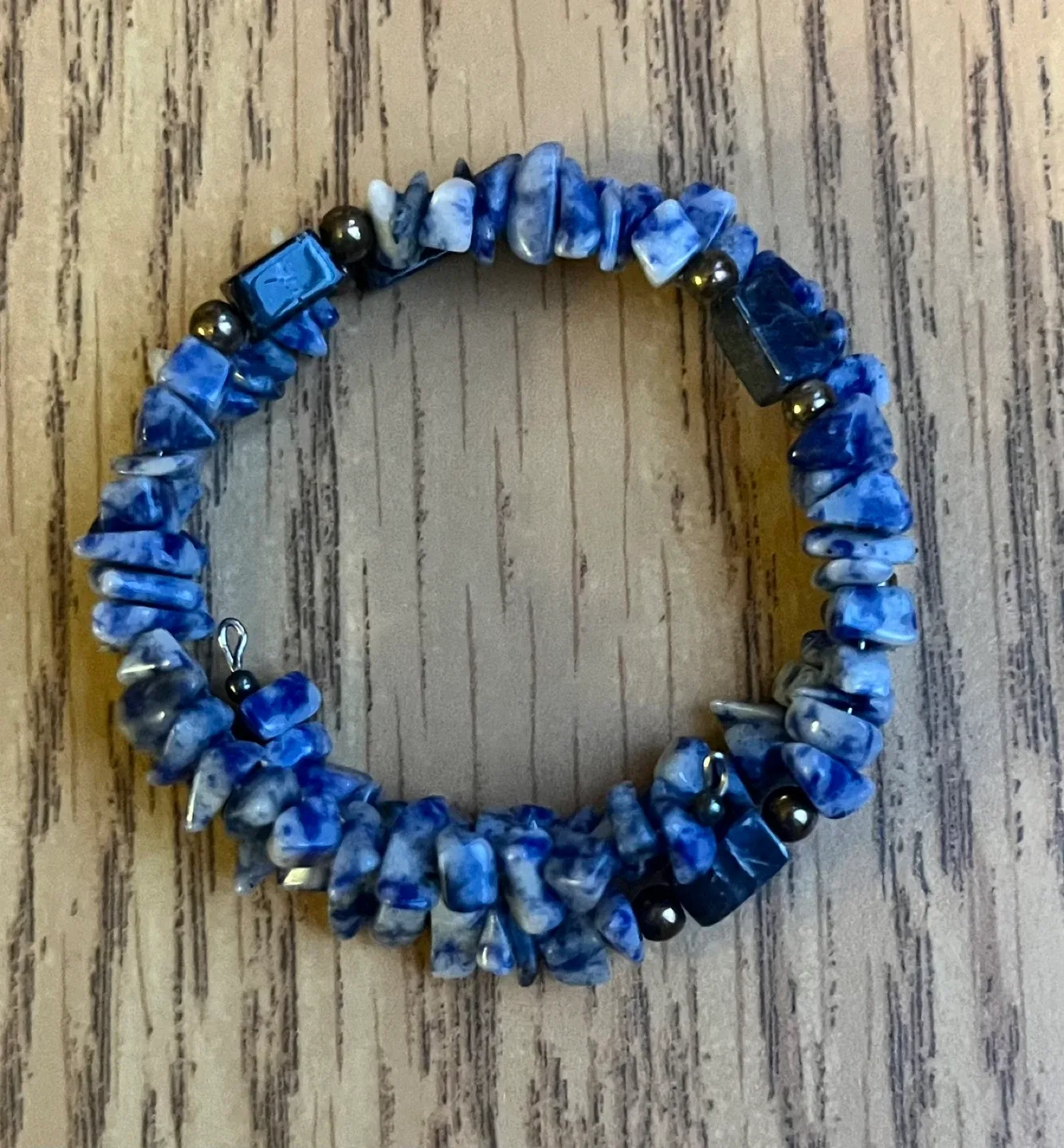 #Cleanout - Blue Stone Chip Bracelet image indicator(3)
