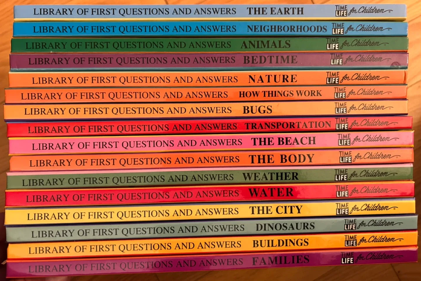 Time Life Library of First Questions and Answers - 16 Books