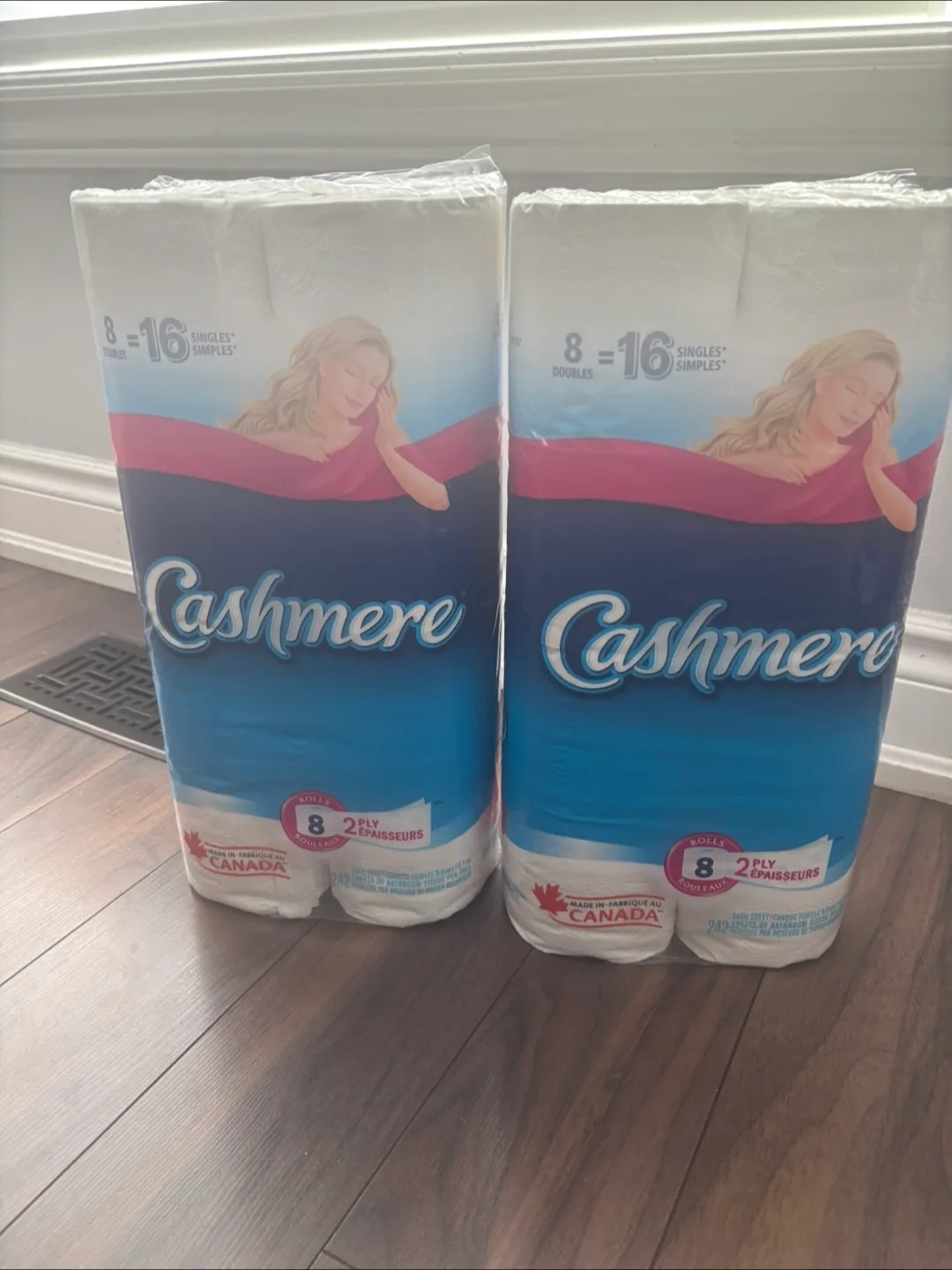 Cashmere 8 Double Roll Toilet Paperx2