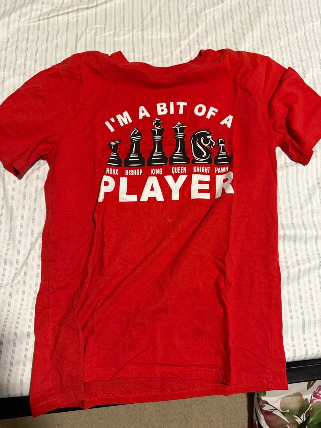 Red Chess Graphic T-Shirt