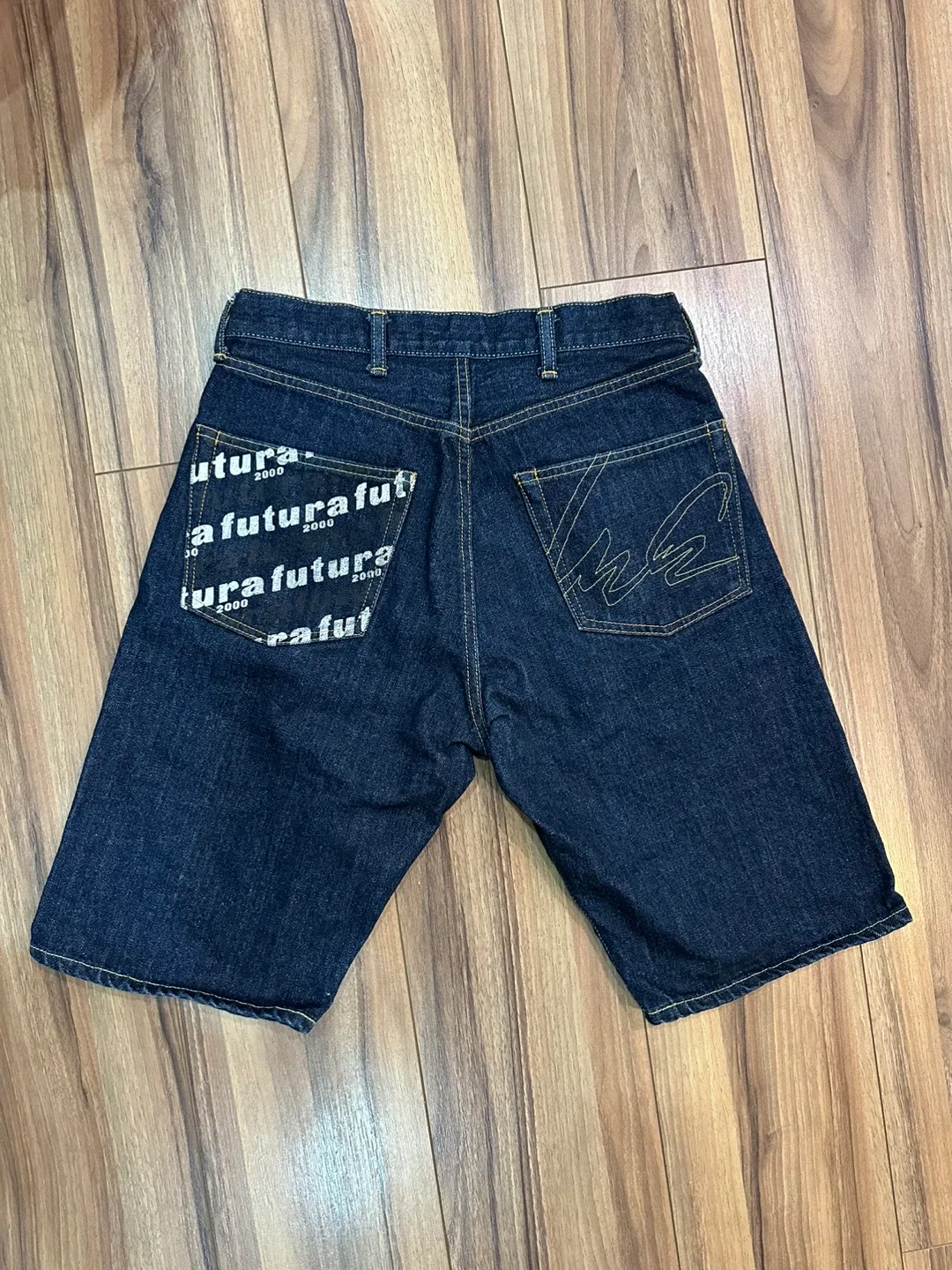 Vintage Futura Laboratories Denim Shorts size W29/30