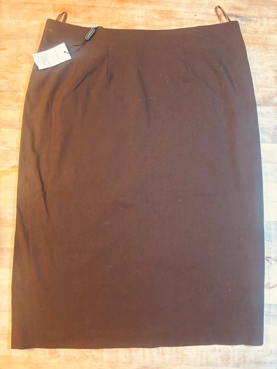 Cabri Brown Pencil Skirt - Size 14 image indicator(2)