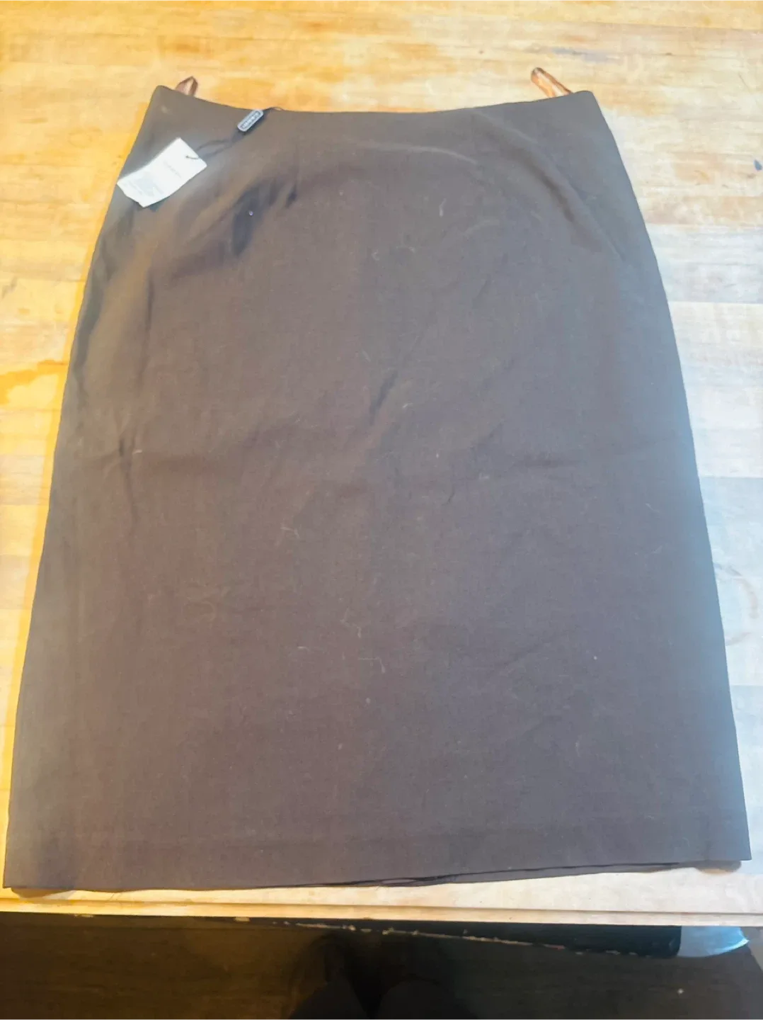 Cabri Brown Pencil Skirt - Size 14