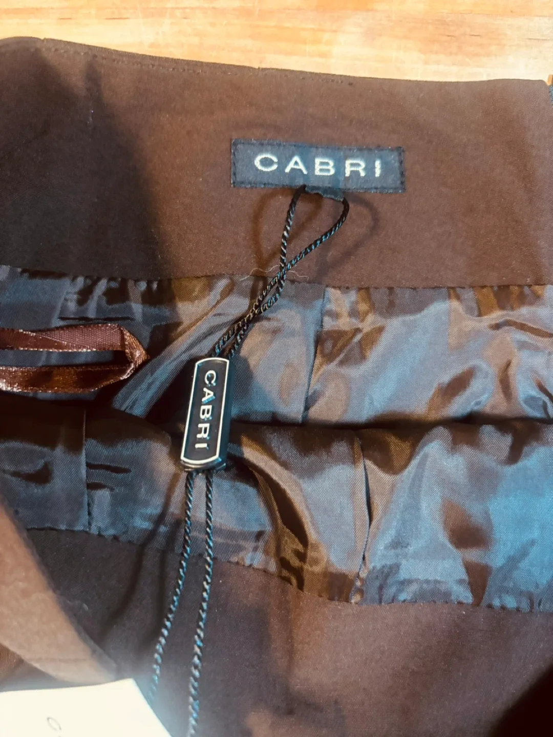 Cabri Brown Pencil Skirt - Size 14 image indicator(4)