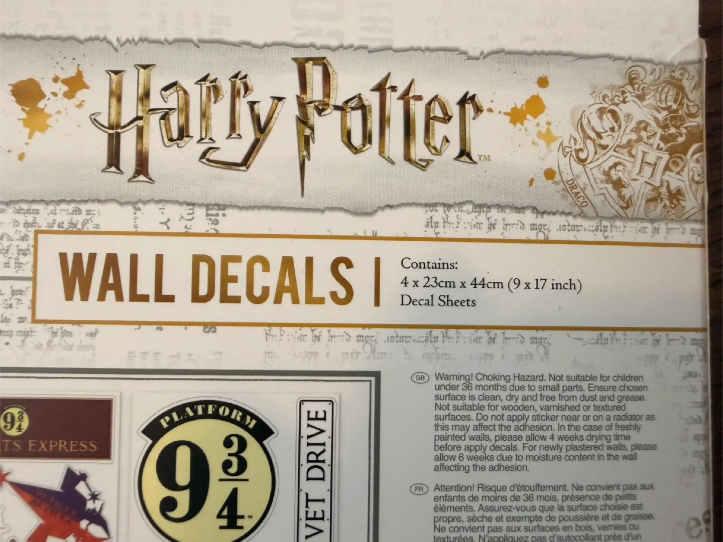 Brand New in Box Harry Potter Wall Decals image indicator(3)