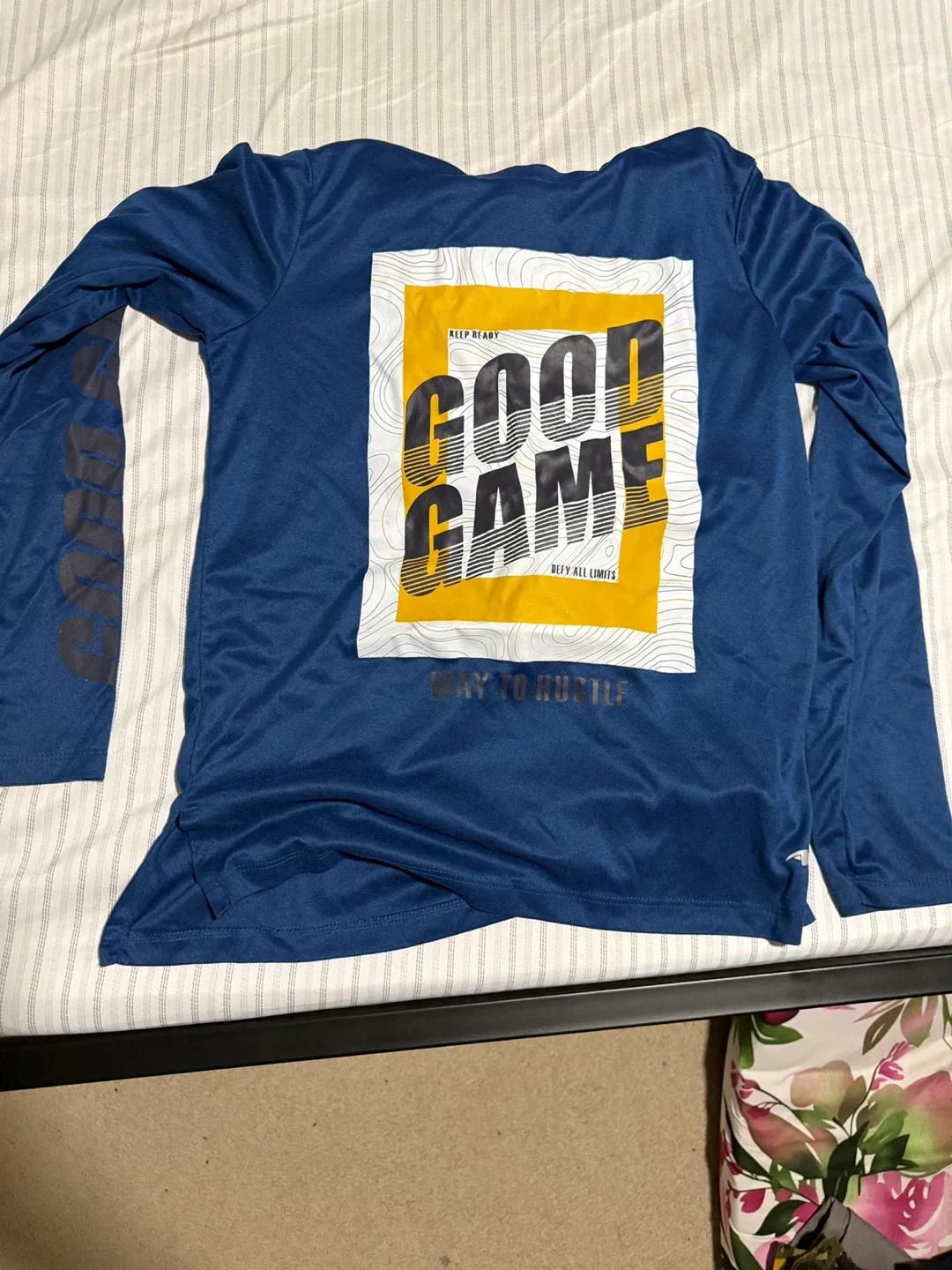 Blue Long Sleeve Shirt - Good Game