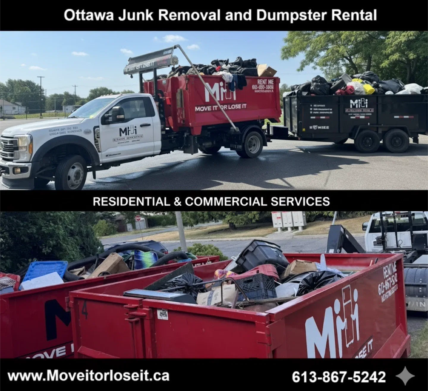 Ottawa dumpster rentals and junk removal