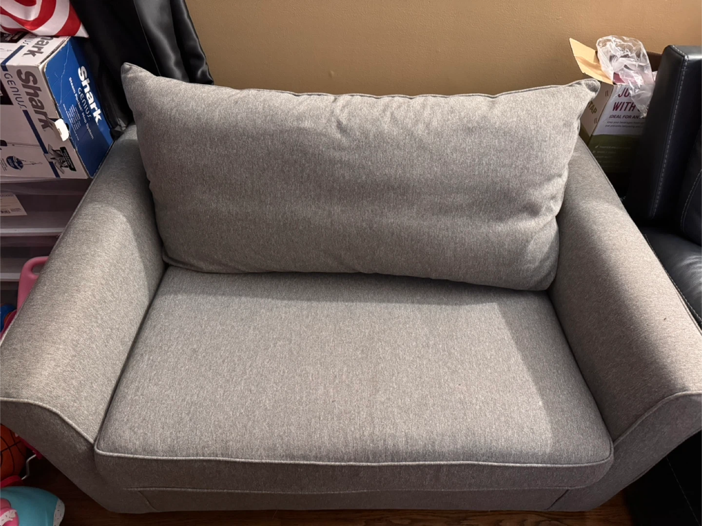 Huxley Twin Sleeper Sofa - Gray - photo 3