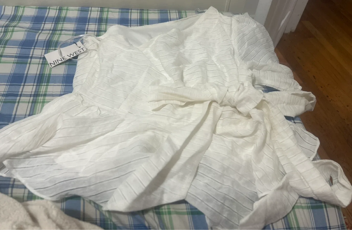 Nine West White Blouse #Cleanout image indicator(2)
