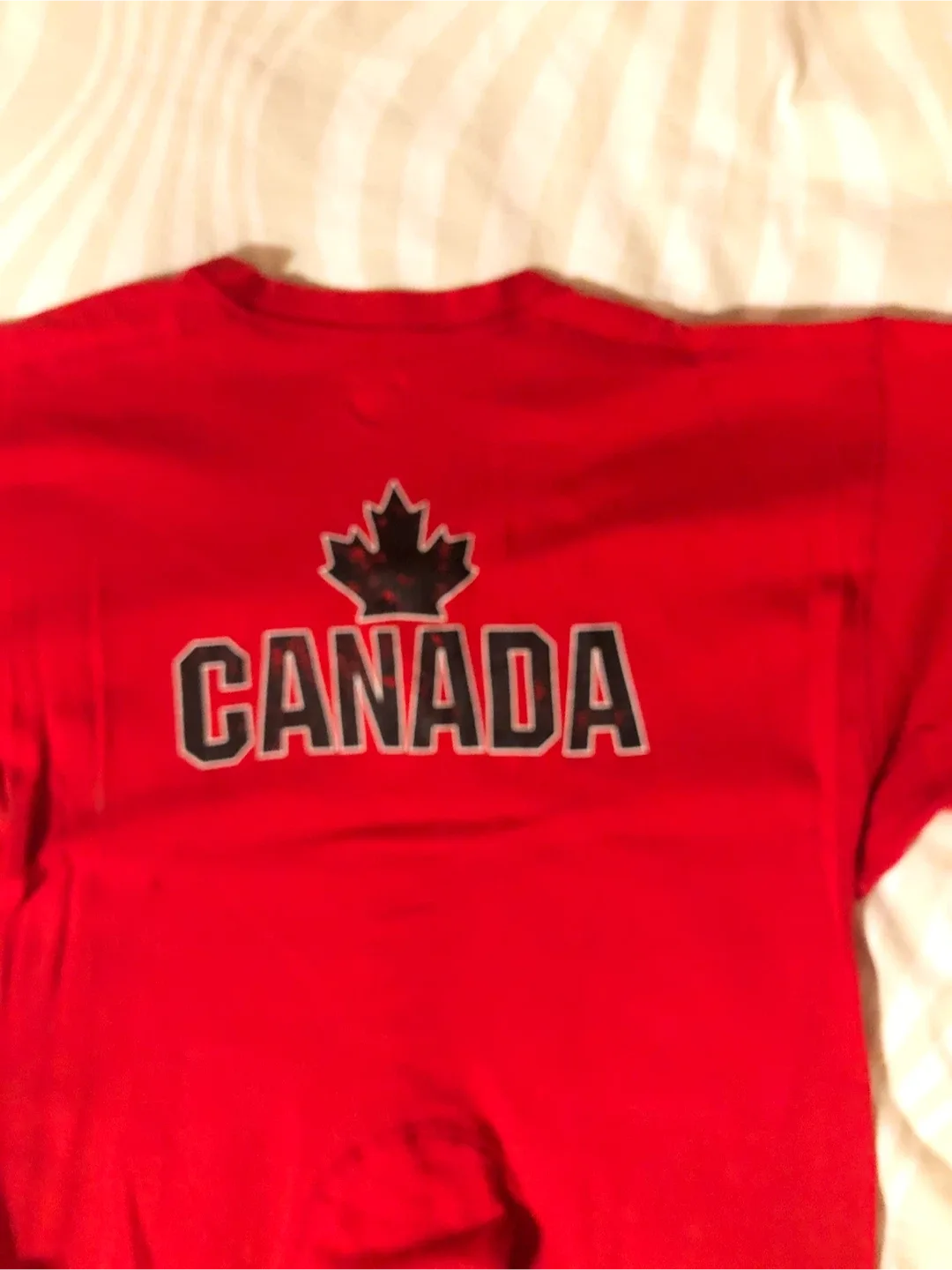 Unisex Red Canada jumpsuit image indicator(3)