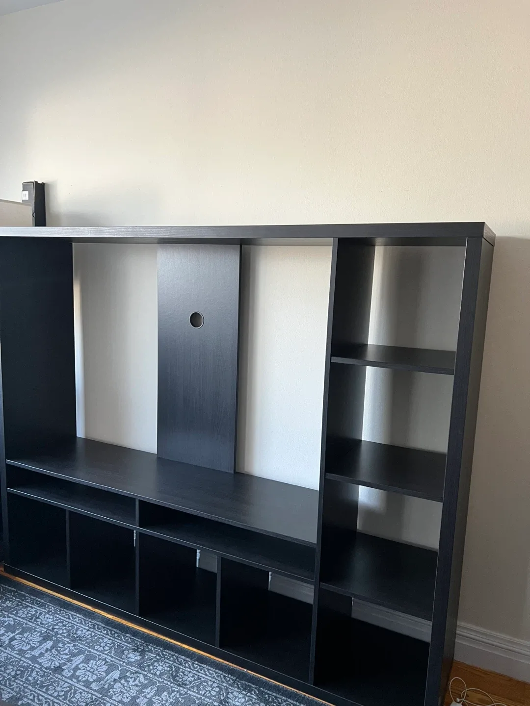 Black TV Stand / Entertainment Unit -MOVING OUT SALE ✈️ image indicator(2)