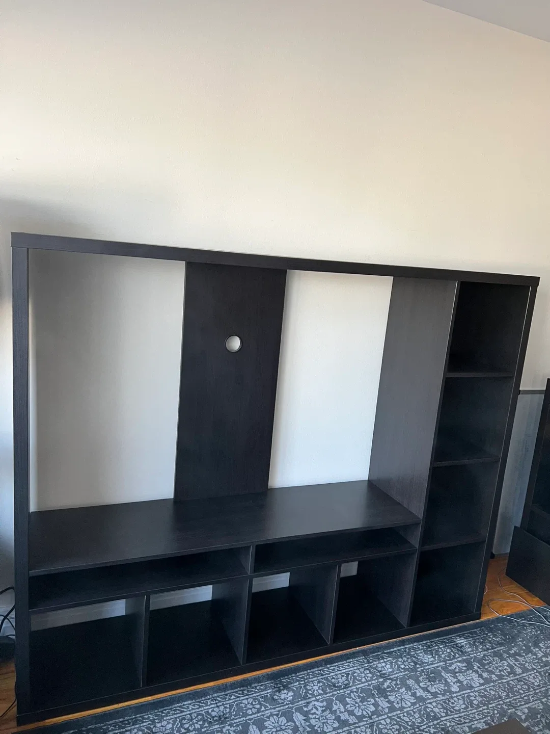 Black TV Stand / Entertainment Unit -MOVING OUT SALE ✈️ image indicator(9)